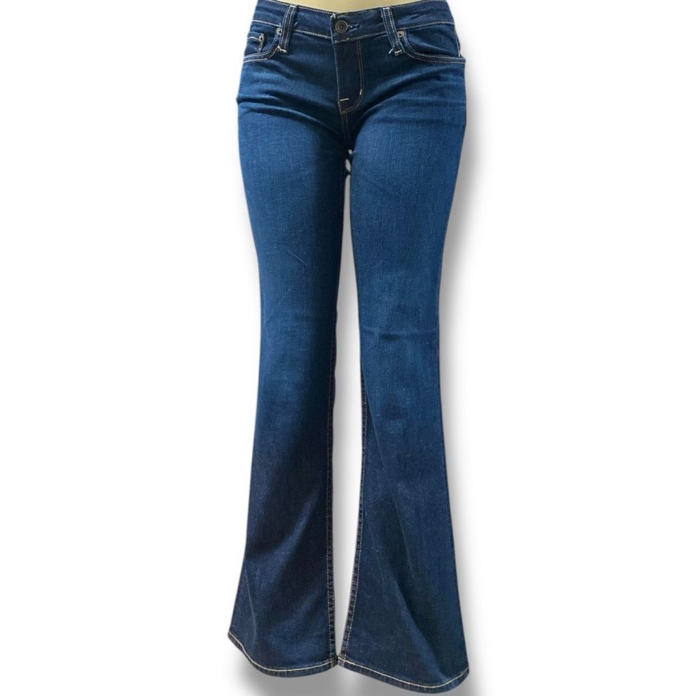 Low Rise Dark Denim Flared Bootcut Jeans Remy Big Star NEW